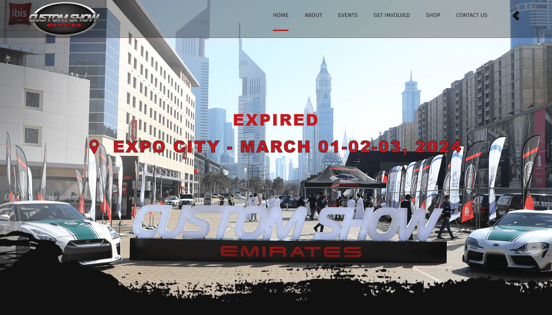 Custom Show Emarites Website preview