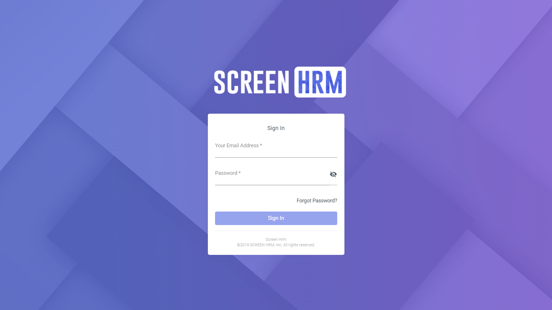 Screen HRM System preview